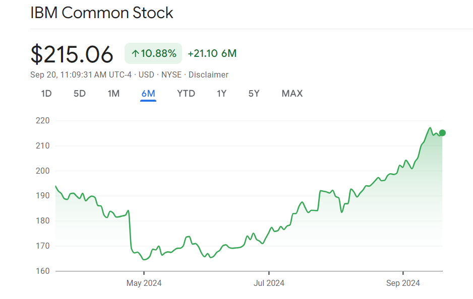 FintechZoom IBM Stock