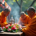 elements of traditional buddhist funeral