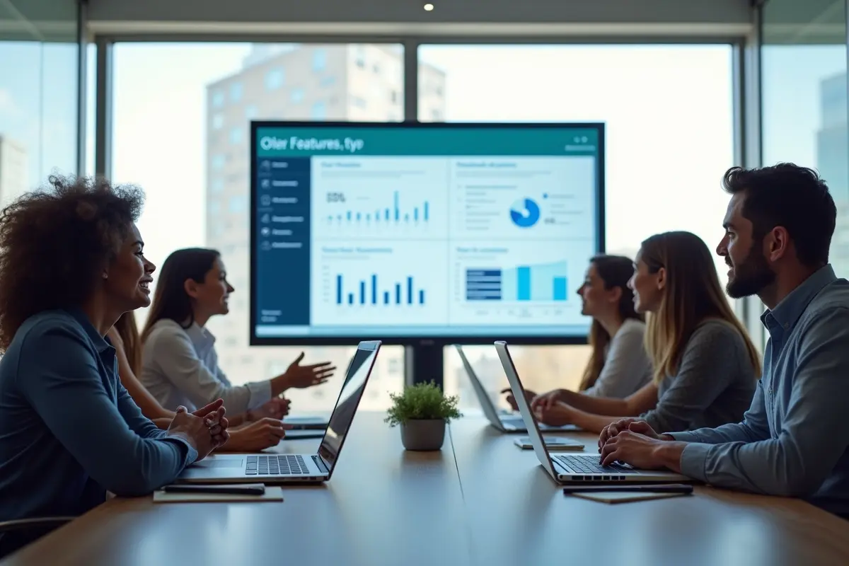 team collaborating on overlooked sharepoint features to improve business productivity