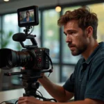 creator producing engaging video content to stand out in crowded market