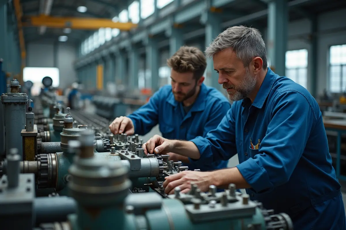 quality control processes inside hydraulic equipment specialist operations