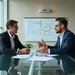 executive receiving high-impact coaching to strengthen leadership performance