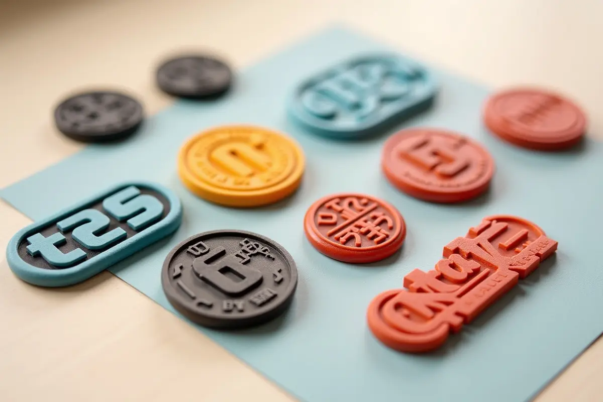 rubber badges designed for effective brand promotion