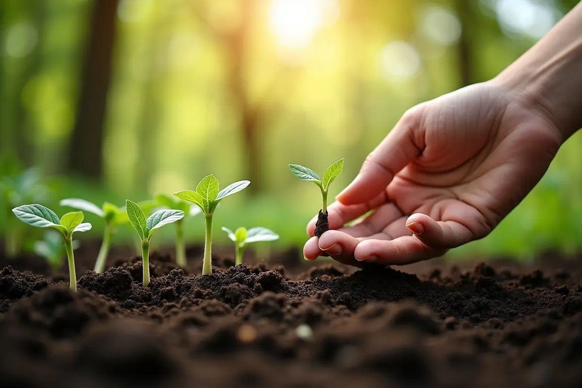 growing plants from seed and nurturing new life