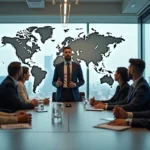 entrepreneur building global business through strategy partnerships and scalability