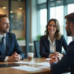 business owner asking smart questions before choosing banking support services