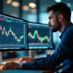 trader analyzing spot forex market for quick currency trading opportunities