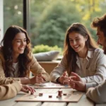 friends using interactive activities to improve modern social socializing experiences