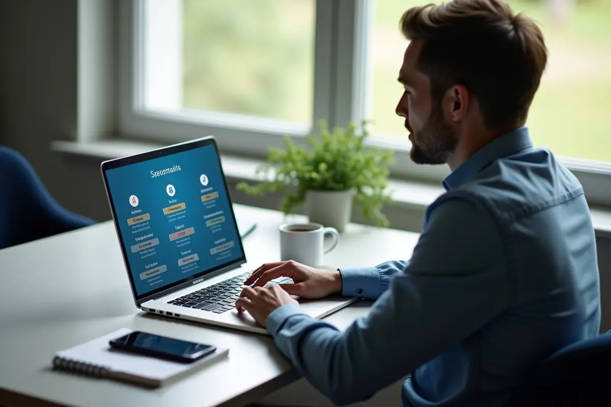 user evaluating internet provider features to support daily digital activities