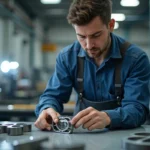 manufacturer selecting high quality materials to ensure product durability