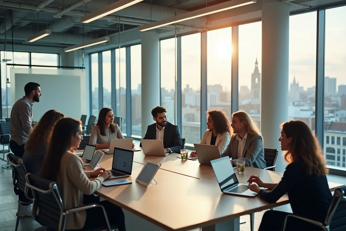 growing companies adopting modern work environments to improve collaboration