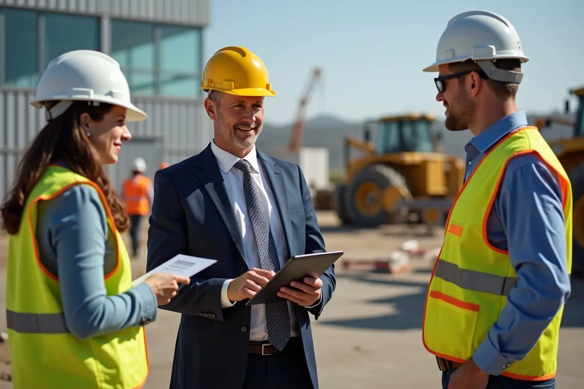 manager conducting comprehensive risk assessment for off site personnel safety