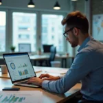 marketer using digital marketing resources to improve seo performance