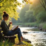 person enjoying relaxing activities to reduce everyday stress levels