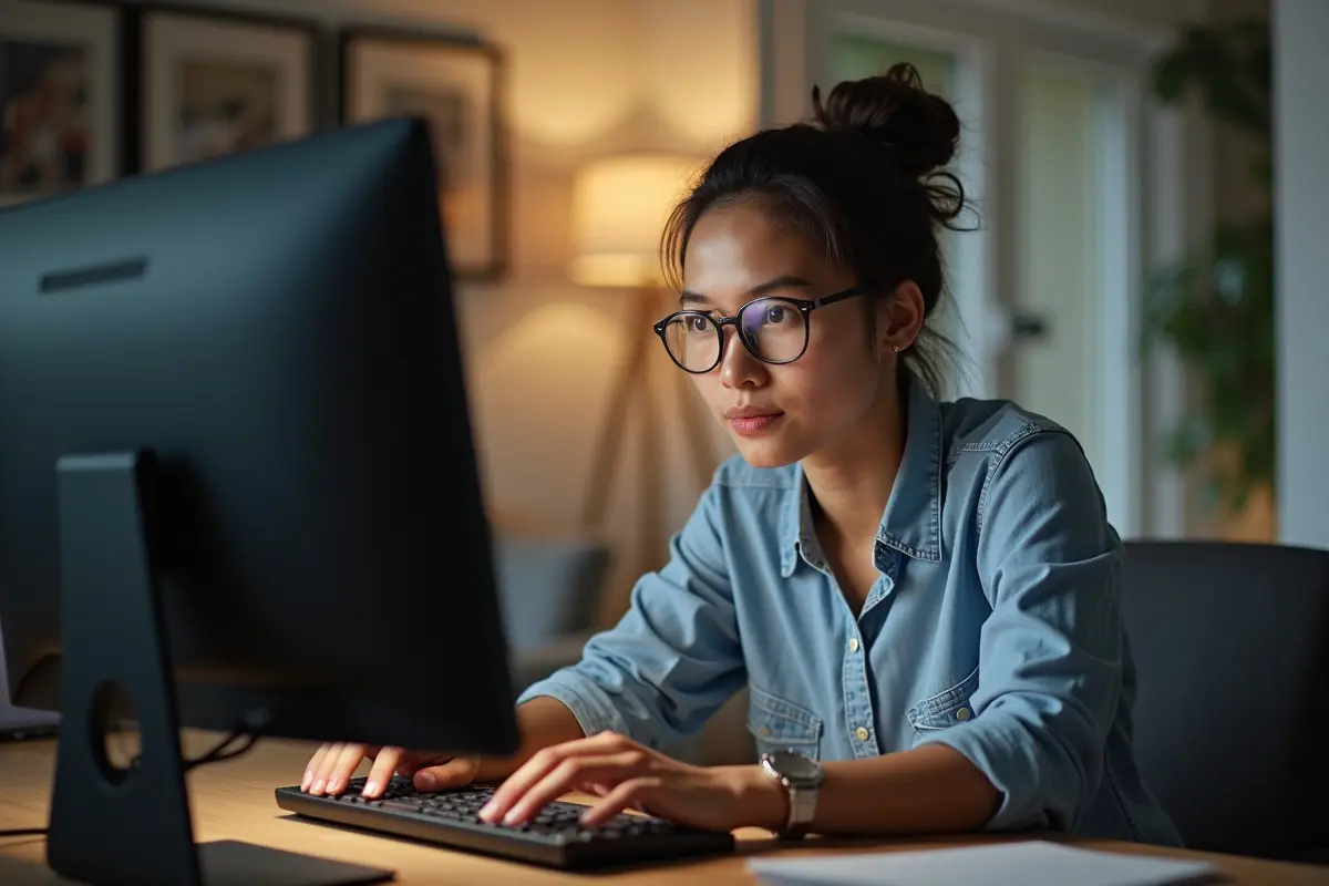 person protecting personal information through smart online data privacy practices